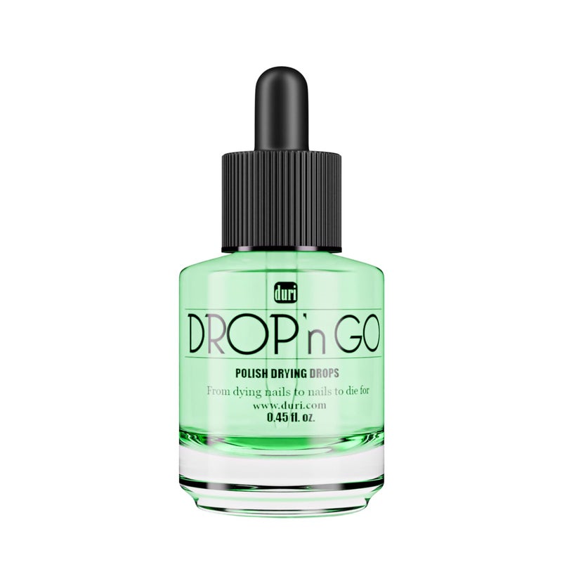 duri Drop'n Go Quick Dry Nail Drops - Fast Drying Drops for Long Lasting Nail Polish 0.45 fl. oz. (Pack of 1) - Image 1